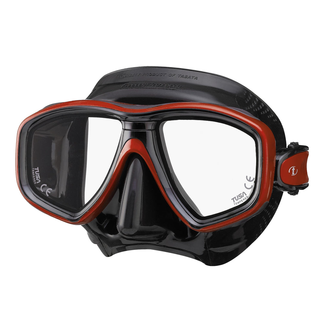 TUSA Ceos M-212 | black silicone | red