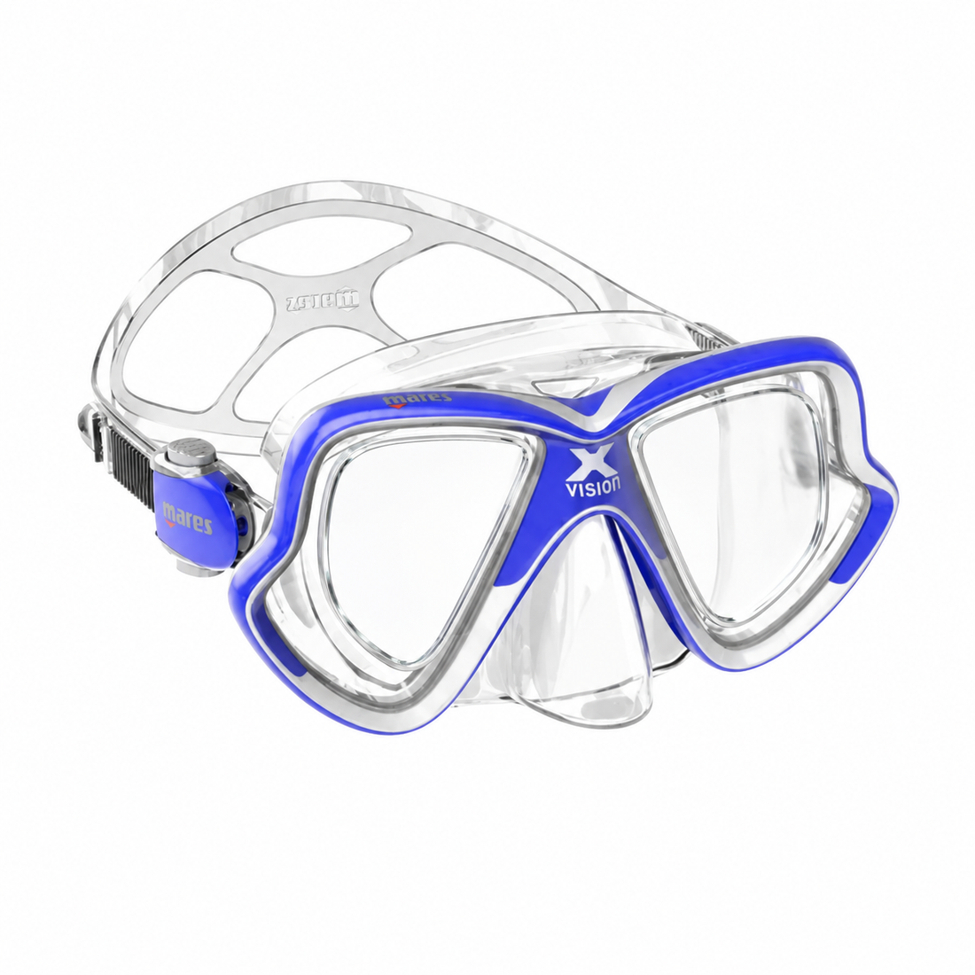 Mares X-Vision Mid 2.0 Diving Mask – Monofocal o progresiva, superficie completa