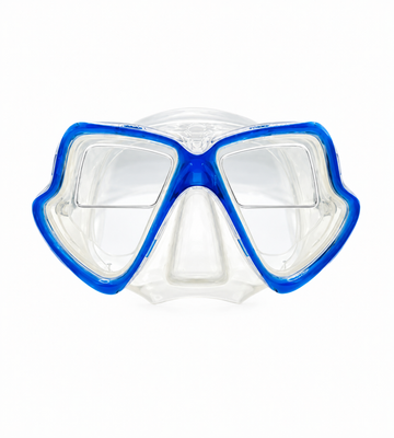 Wahoo Snorkeling Set incl. Prescription Lenses – Visión de lejos, dos tercios superiores