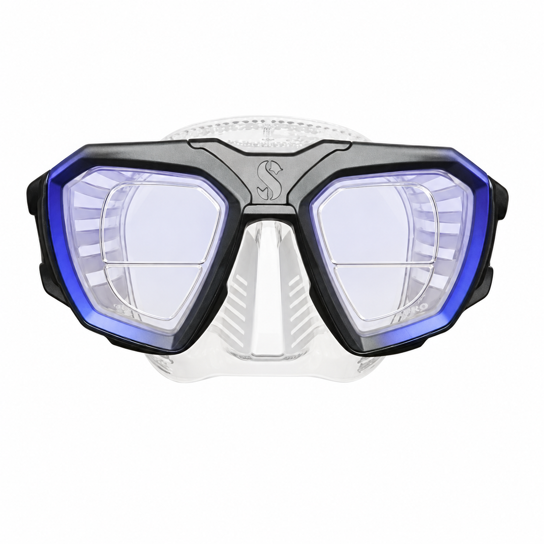 Scubapro D-Mask clear/blue – Bifocal Franklin
