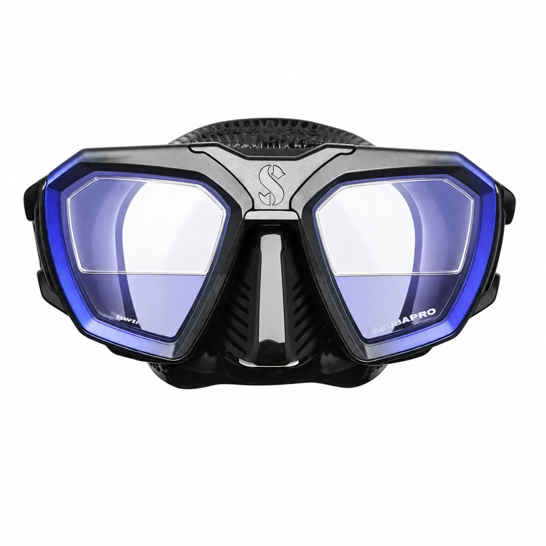 Scubapro D-Mask opaque with Bluecut – Visión de lejos, dos tercios superiores