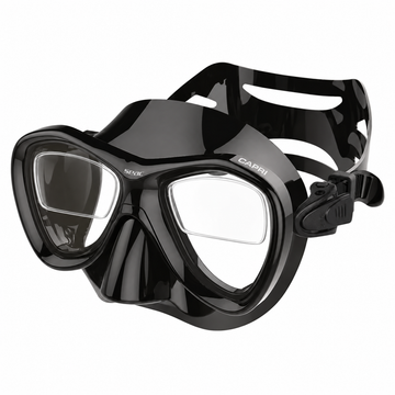 Seac Capri black silicon – Visión de lejos, dos tercios superiores