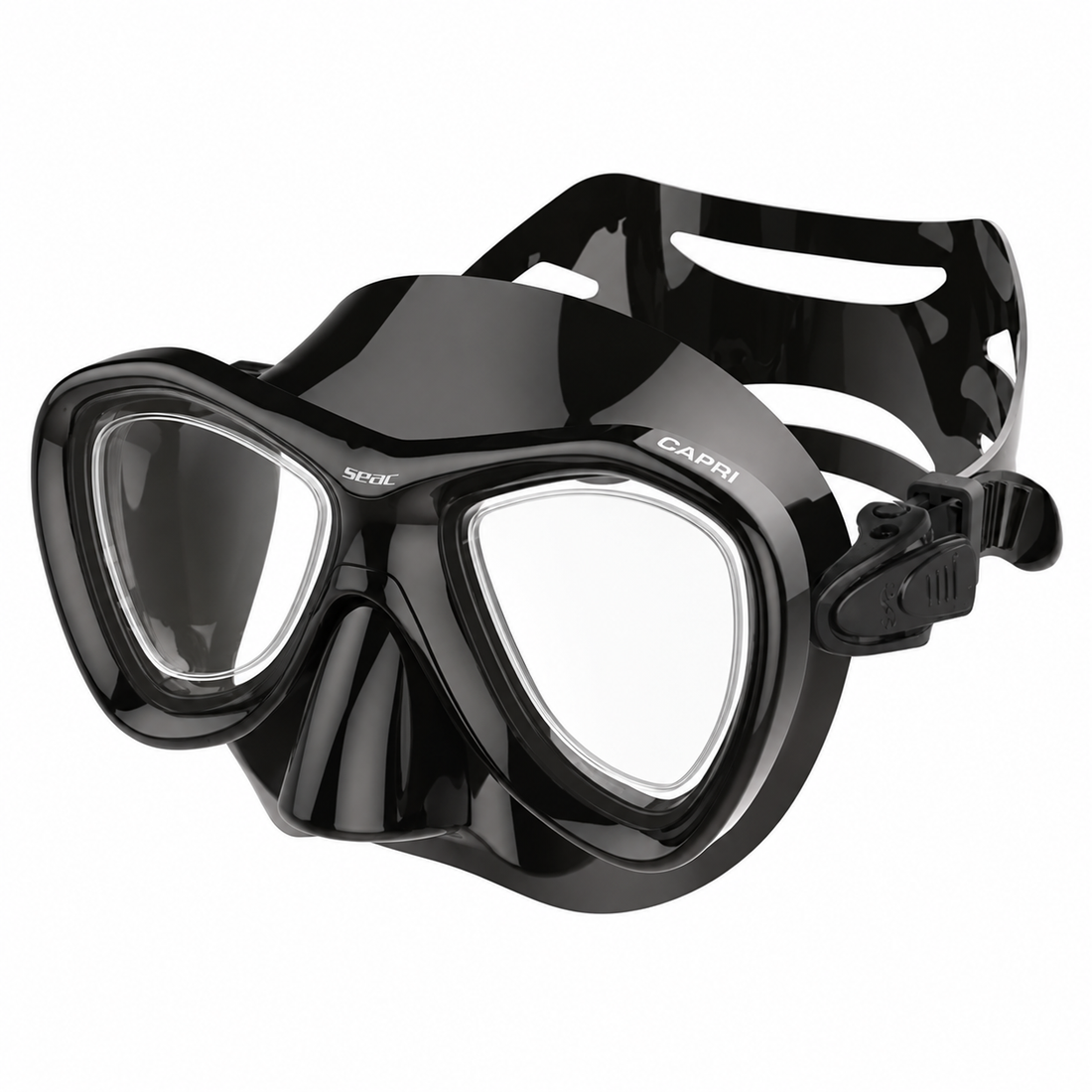 Seac Capri black silicon – Monofocal o progresiva, superficie completa