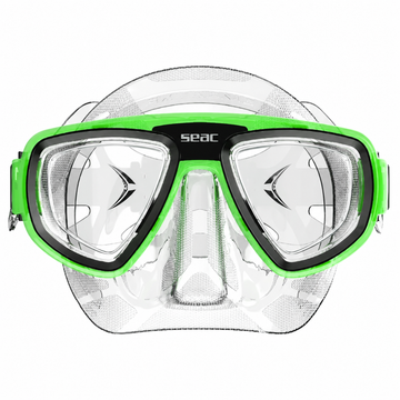 Seac Maschera Extreme clear – Monofocal o progresiva, superficie completa