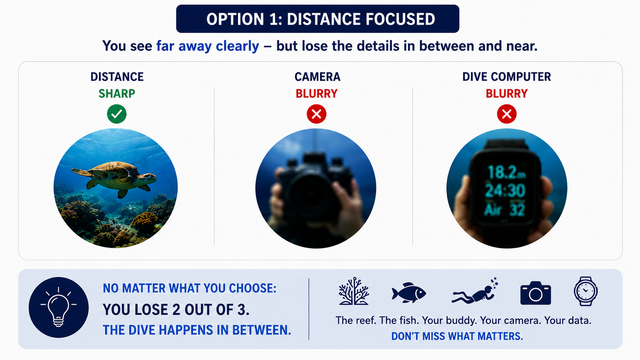 Single vision for distance